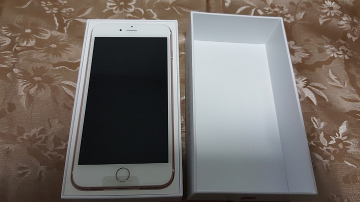 iphone 6S plus玫瑰金簡易開箱及與Note5 拍照小PK