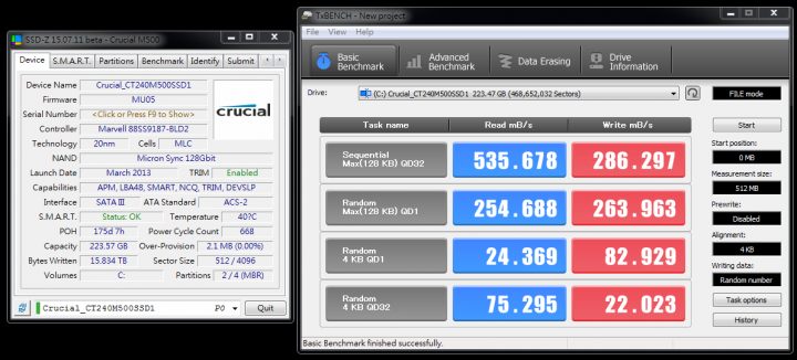 [測試] OCZ TRION 100 240GB 開箱 (內附intel 535 / crucial M500 測試比較)