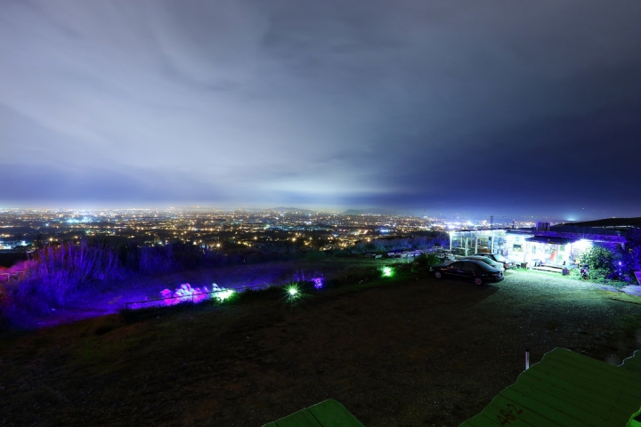 [桃園]桃園看夜景景點懶人包,再附帶幾間景觀餐廳--大古山、乳姑山、虎頭山  by蛋拔