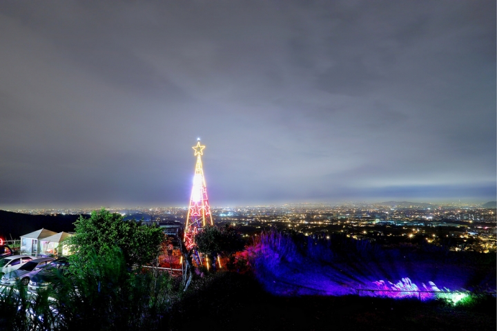 [桃園]桃園看夜景景點懶人包,再附帶幾間景觀餐廳--大古山、乳姑山、虎頭山  by蛋拔