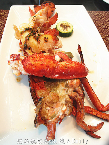 【台中美食】:台中長榮冠品鐵板燒,海陸大餐,龍蝦+生蠔+老饕牛排,味覺的極致饗宴!