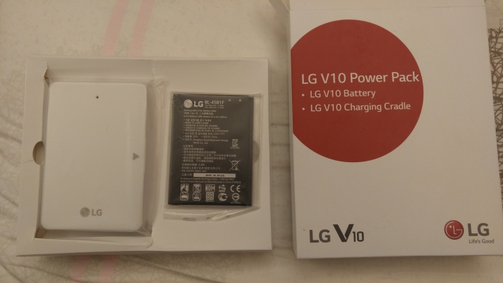 Lg v10 電池組 和 200G 開箱