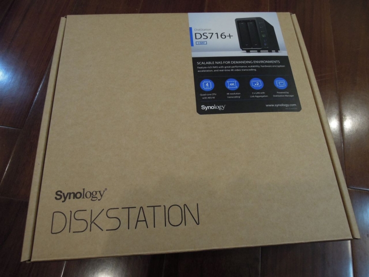 Synology DS716+ Braswell 4K 硬解 NAS 開箱