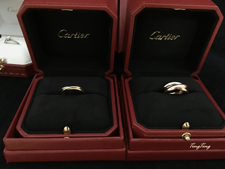 【開箱】25年青春~我們決定買亮亮小石頭Cartier1895&三環戒
