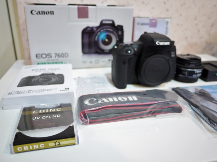 [開箱] Canon 760D+EFS 24mm f/2.8 STM 輕巧組合