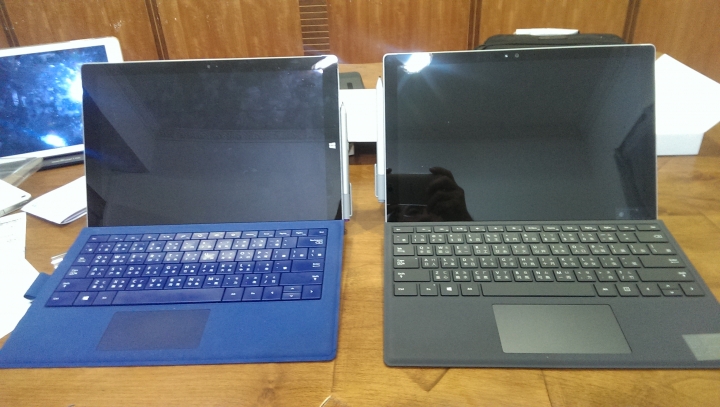 【光這個按鍵就得..】2015預購到貨的Surface Pro 4 跟 現役的Surface Pro 3