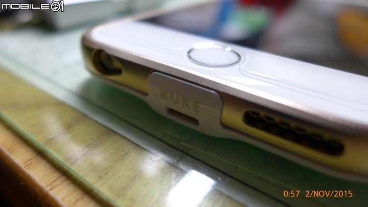 [分享]KUKE酷能量電池背蓋外觀照及使用心得。for iphone 6s
