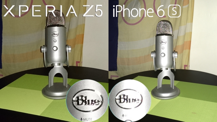 為什麼 Z5 跟 6S  對比結果?