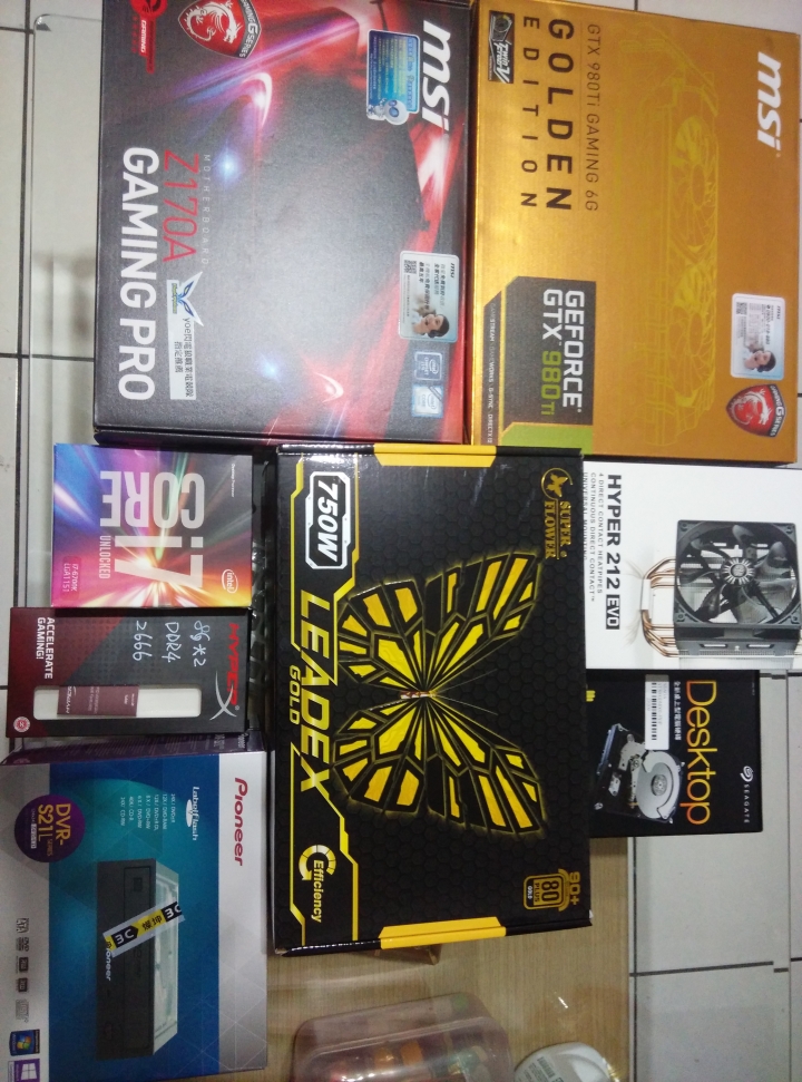 陰錯陽差的組了一台全新電腦!!!