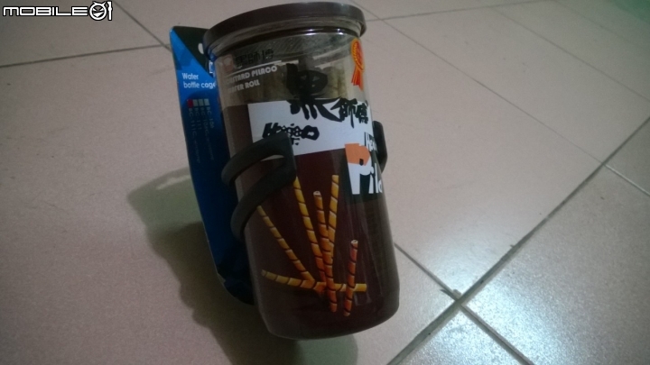 腳踏車杯架新應用-適合有保桿的大型重機