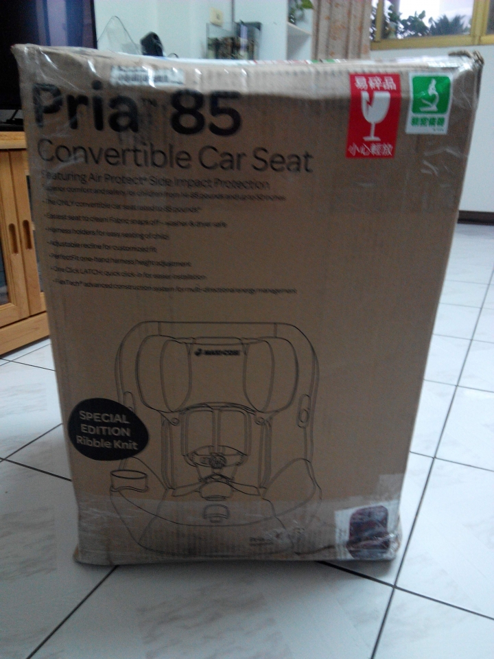 Maxi Cosi Pria 85 紅色開箱分享