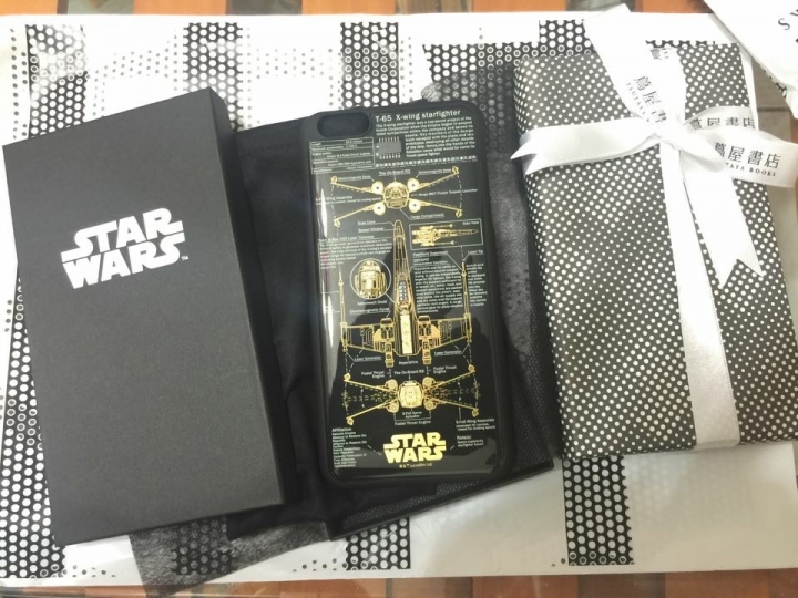 iPhone 6+ STAR WARS Ｔ-65 X-wing 電路板印刷手機殼 開箱！