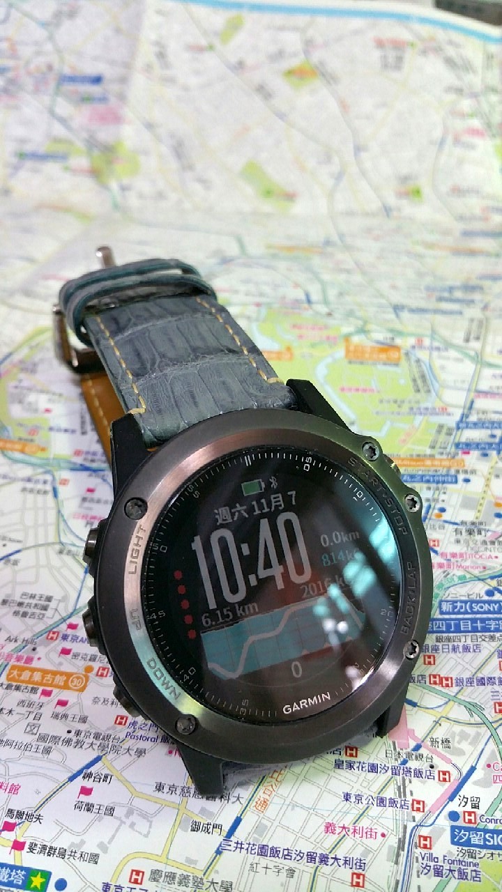 Garmin Fenix3 藍寶錶帶改造