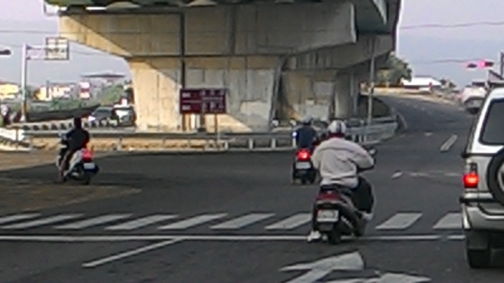 白牌機車專屬快速道路之二(中投公路)