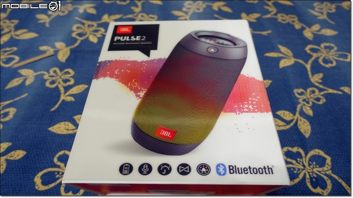 JBL Pulse2 藍牙無線便攜音箱炫彩360度LED燈音響 [開箱文]