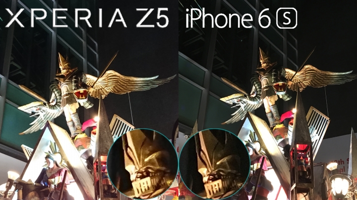 為什麼 Z5 跟 6S  對比結果?
