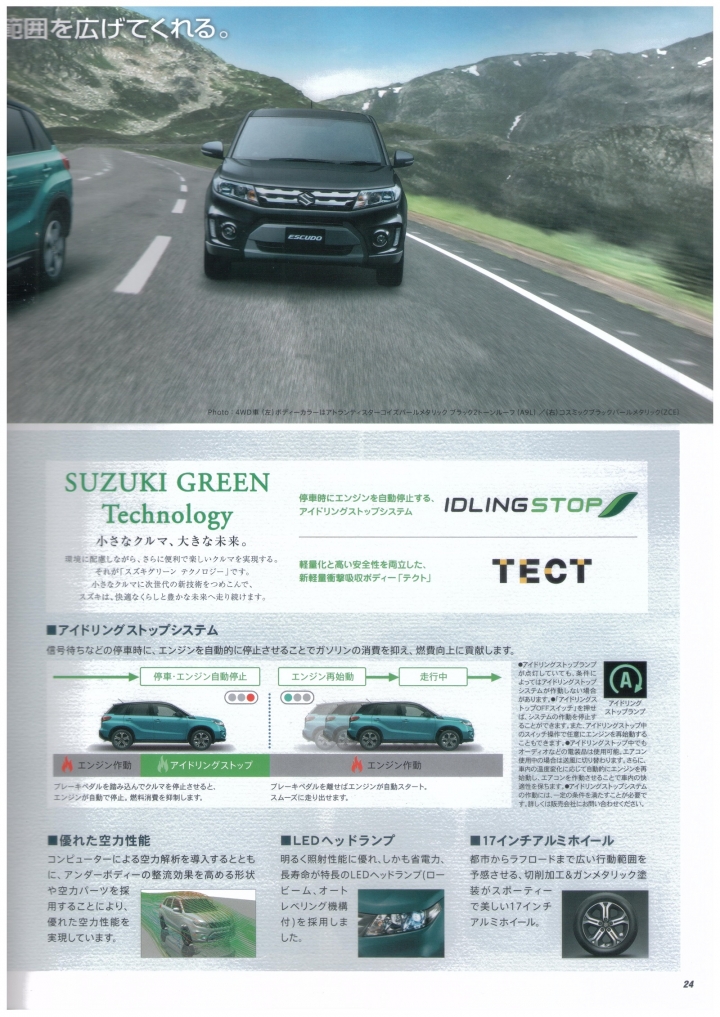 Suzuki Escudo 目錄