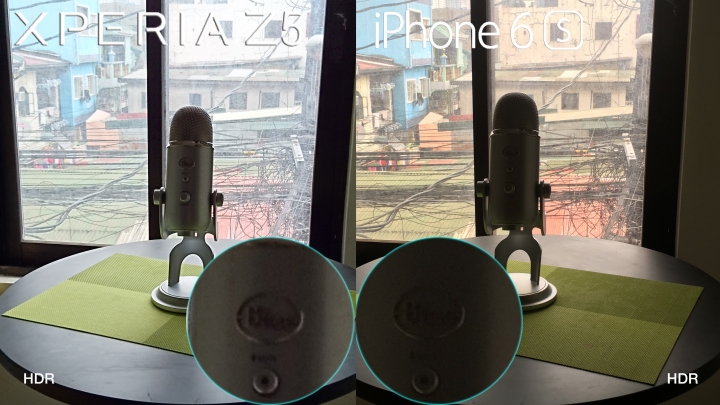 為什麼 Z5 跟 6S  對比結果?