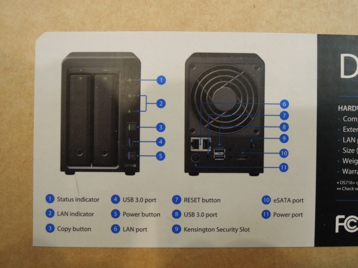 Synology DS716+ Braswell 4K 硬解 NAS 開箱