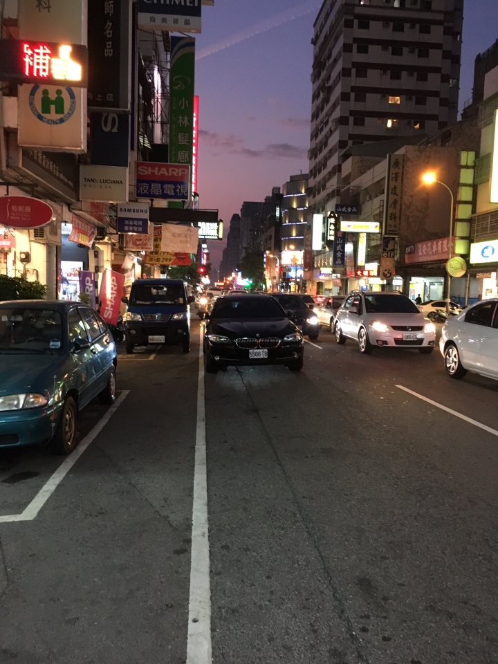 整條馬路，都是牠的停車場！