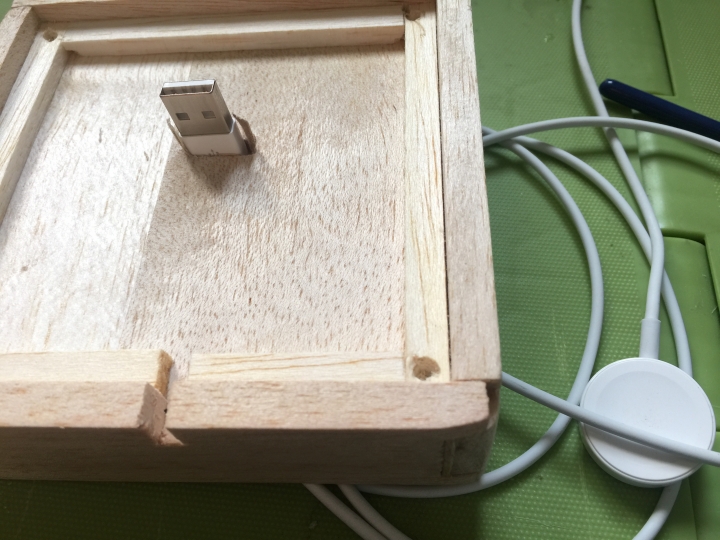DIY巴爾莎木自製手錶充電座