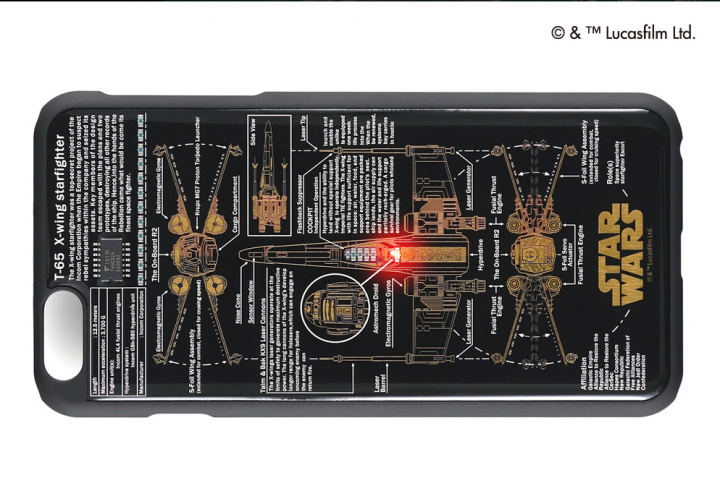 iPhone 6+ STAR WARS Ｔ-65 X-wing 電路板印刷手機殼 開箱！