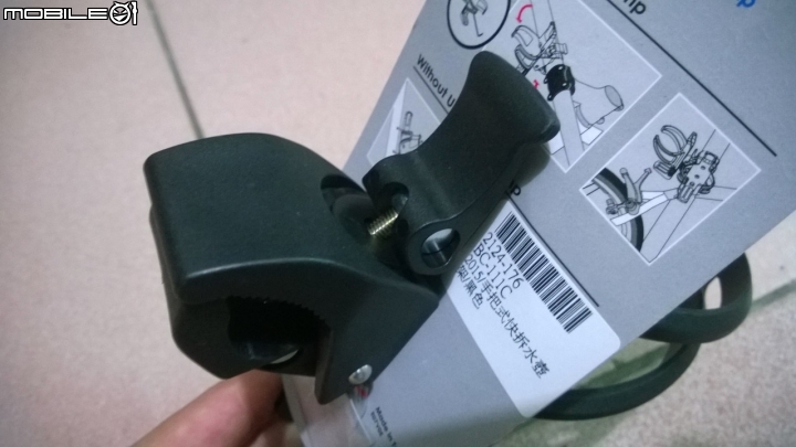 腳踏車杯架新應用-適合有保桿的大型重機