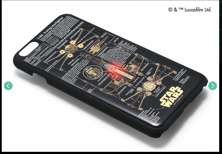 iPhone 6+ STAR WARS Ｔ-65 X-wing 電路板印刷手機殼 開箱！