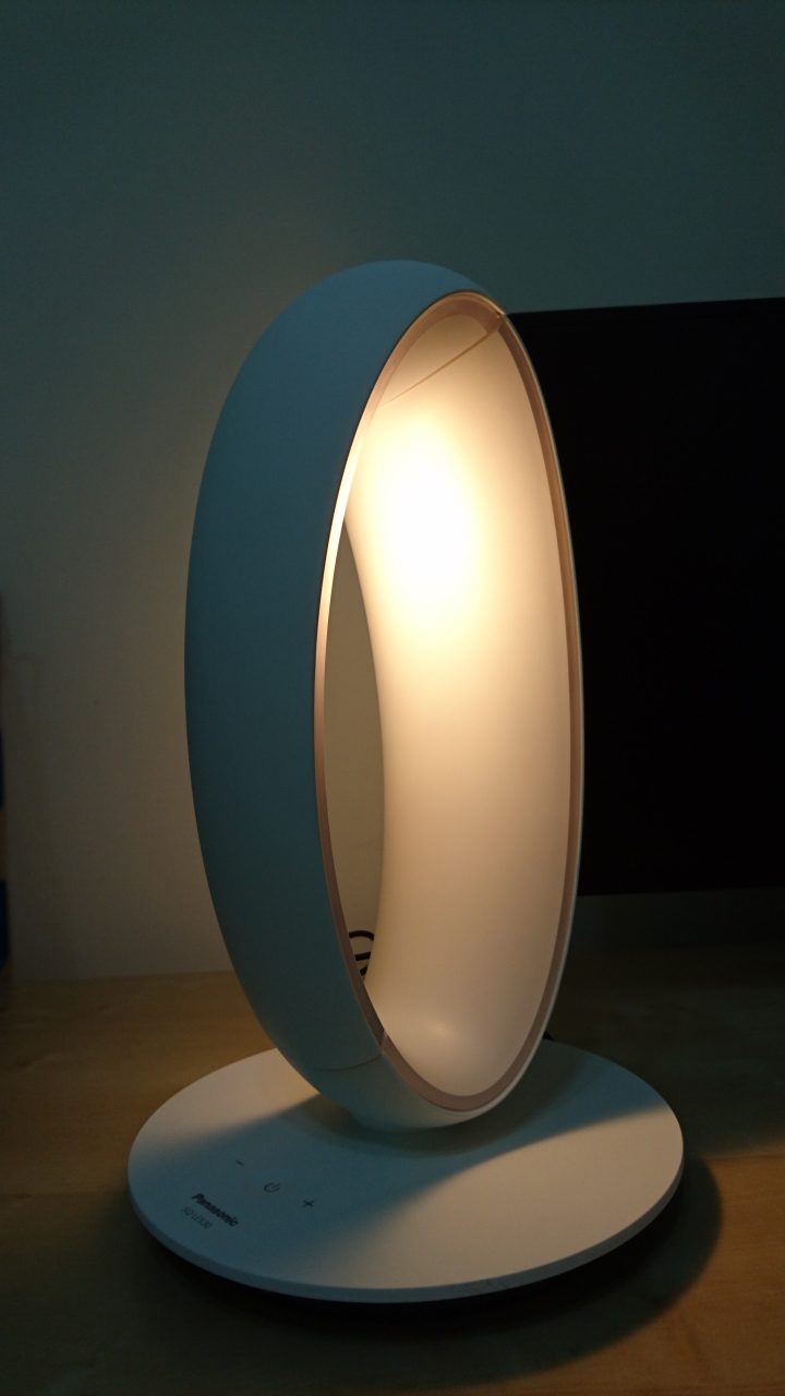 【開箱】日本帶回國際牌 PANASONIC 【SQ-LE530-W】美型燈 LED 燈 素人不怎專業開箱介紹