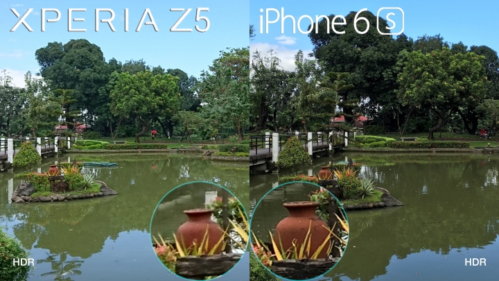 為什麼 Z5 跟 6S  對比結果?