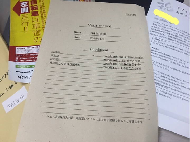 少女的熱血單車日記：日本‧滋賀‧琵琶湖篇