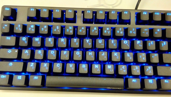 機械鍵盤ducky one青軸分享