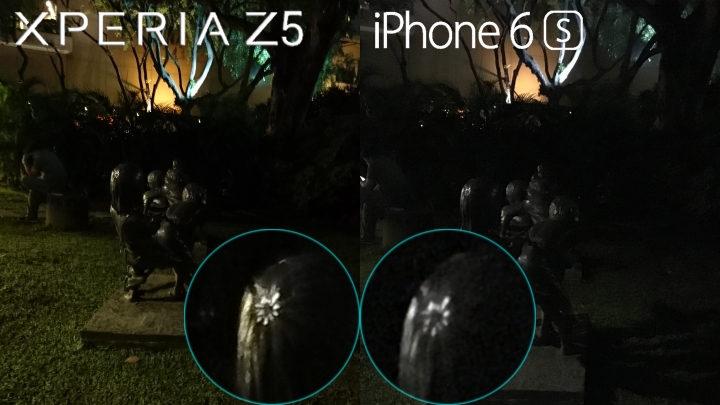 為什麼 Z5 跟 6S  對比結果?