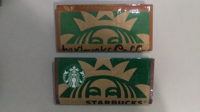 自製星巴克紙袋皮夾