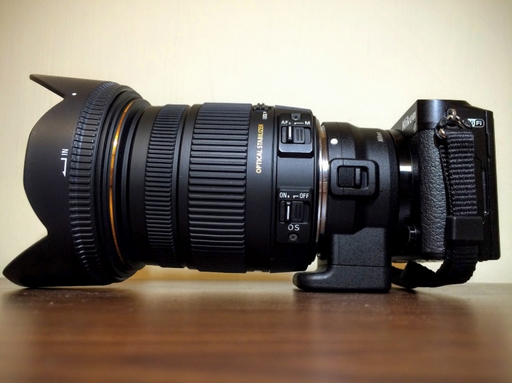 [Nikon 1 J5] 簡易開箱文 + FT1 與 DX 鏡群合體照