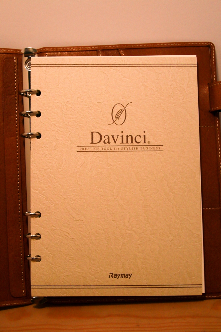 Davinci A5 Oil leather 手帳