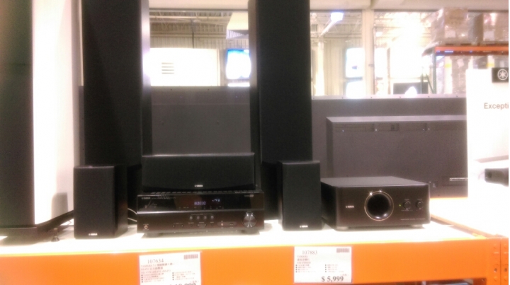 好市多YAMAHA5.1 RX-V379+YST-FSW050