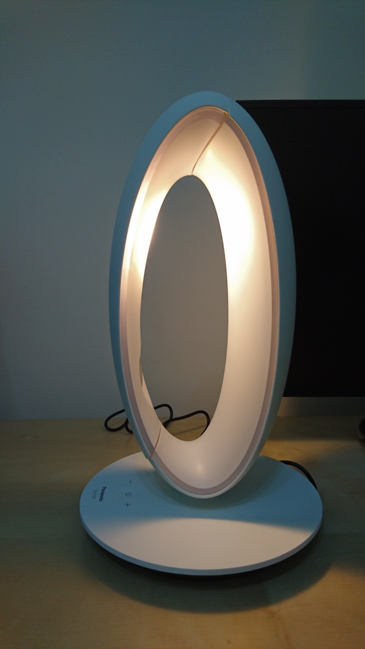 【開箱】日本帶回國際牌 PANASONIC 【SQ-LE530-W】美型燈 LED 燈 素人不怎專業開箱介紹