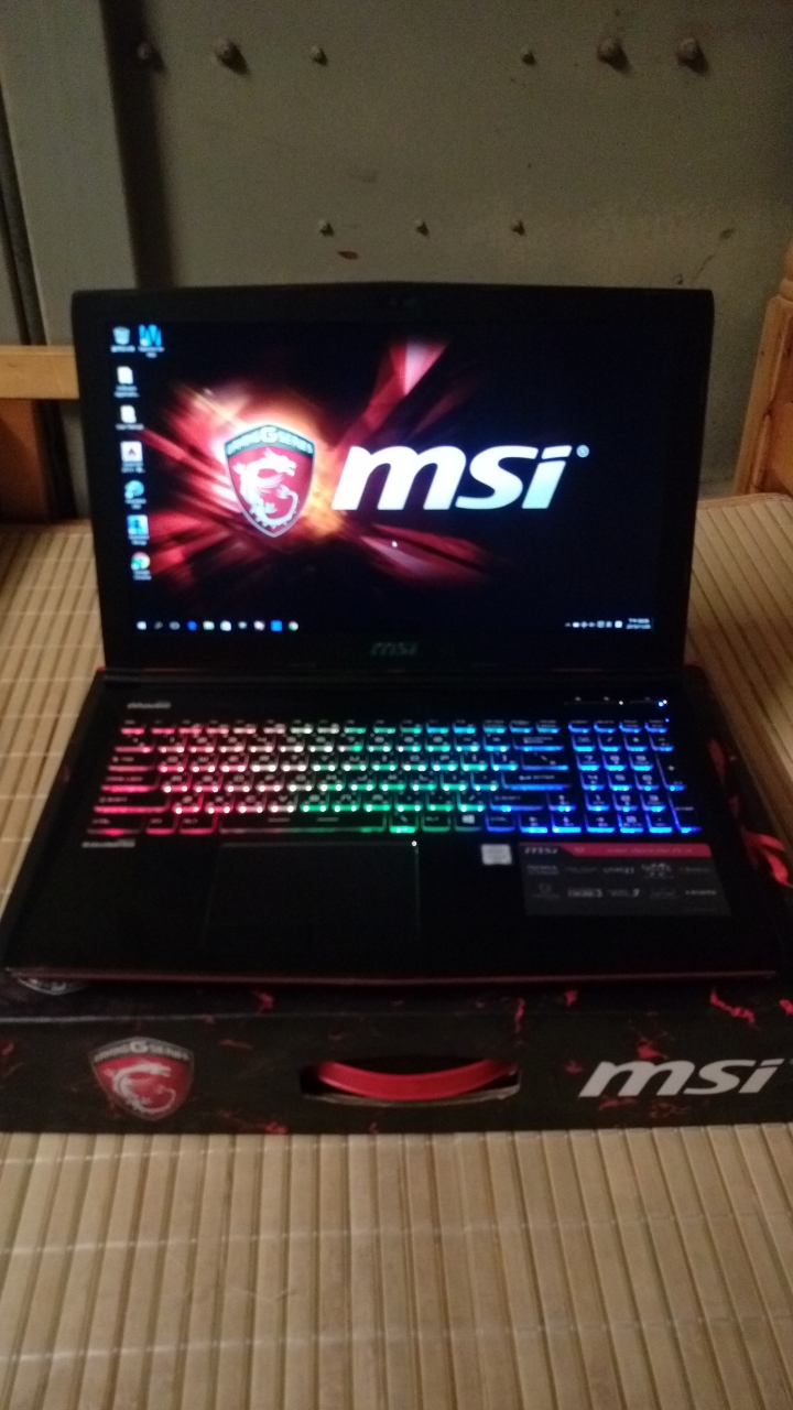 微星 msi GE62-6QD-058TW簡單開箱
