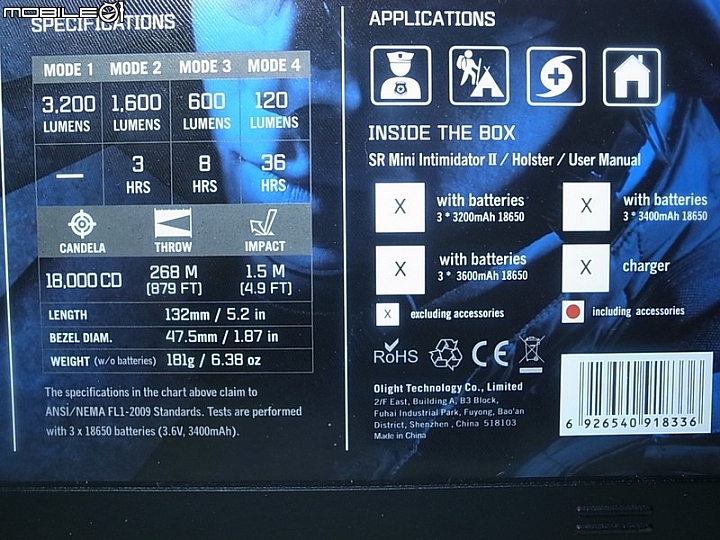 OLIGHT SRMini II  堅持泛光新二代目