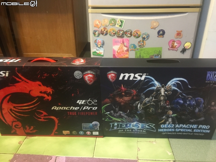[開箱照]MSI GE62 6QF Hero 暴雪英雄機
