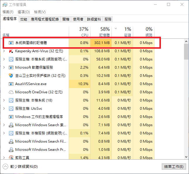 為何Win10的這幾個程序閒置時會一直跑(占用硬碟資源...