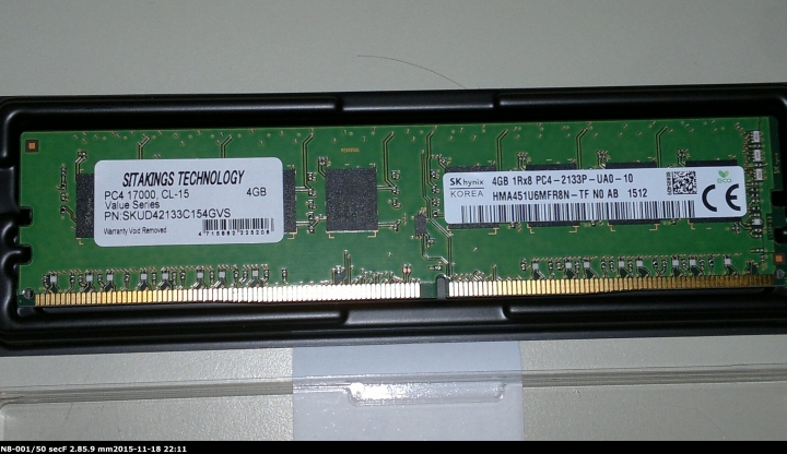 [開箱]蝦米的進擊SITAKINGS 新拓 DDR4 2133MHz 直衝 3200 MHz