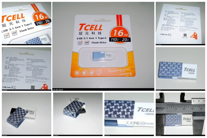 [開箱]正反插都方便TCELL 冠元-Type-C USB3.1 16GB 雙介面