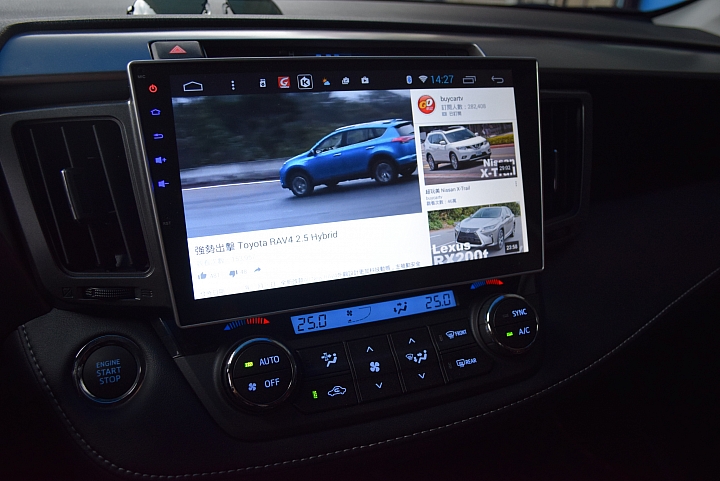 百萬suv新時代， 2016 RAV4 雙等級開箱，10吋大螢幕影音改裝分享