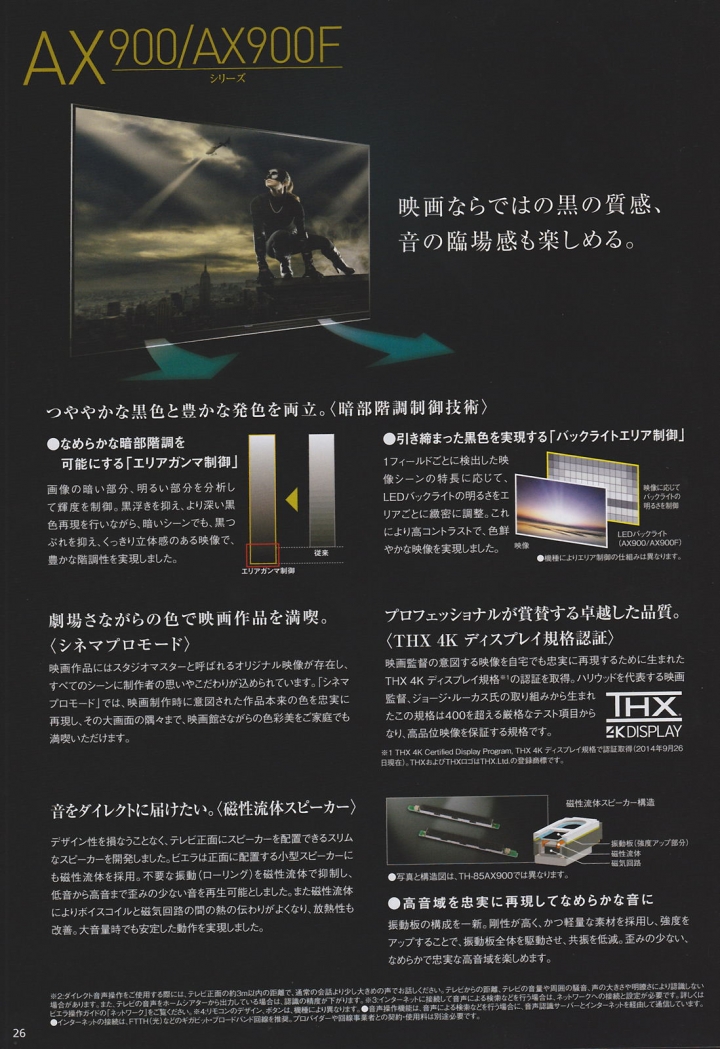 Panasonic 2015 冬季 日規電視