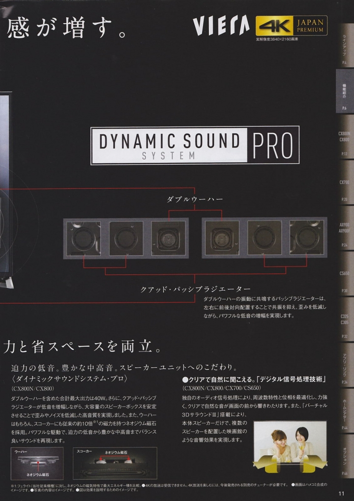 Panasonic 2015 冬季 日規電視