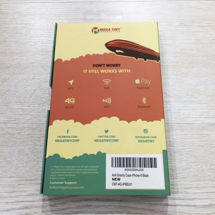 奈米抗重力手機殼開箱文(圖多)
