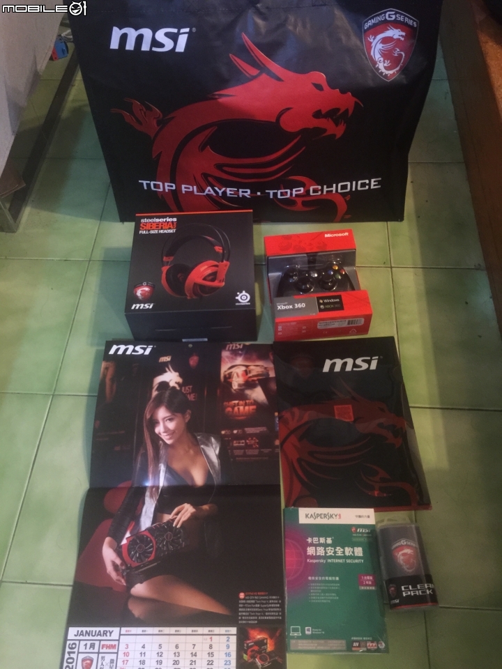 [開箱照]MSI GE62 6QF Hero 暴雪英雄機