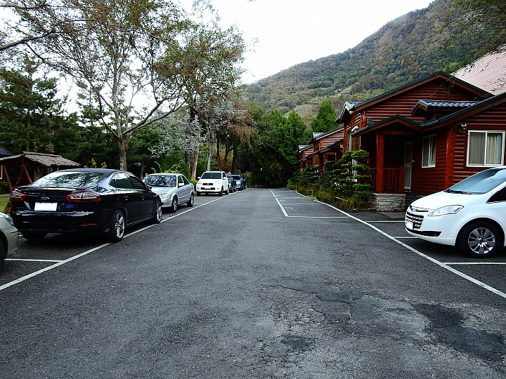 湯屋有兩棵大樹耶！全家開心東埔沙里仙泡溫泉，拍星軌、享受陽光燦爛。